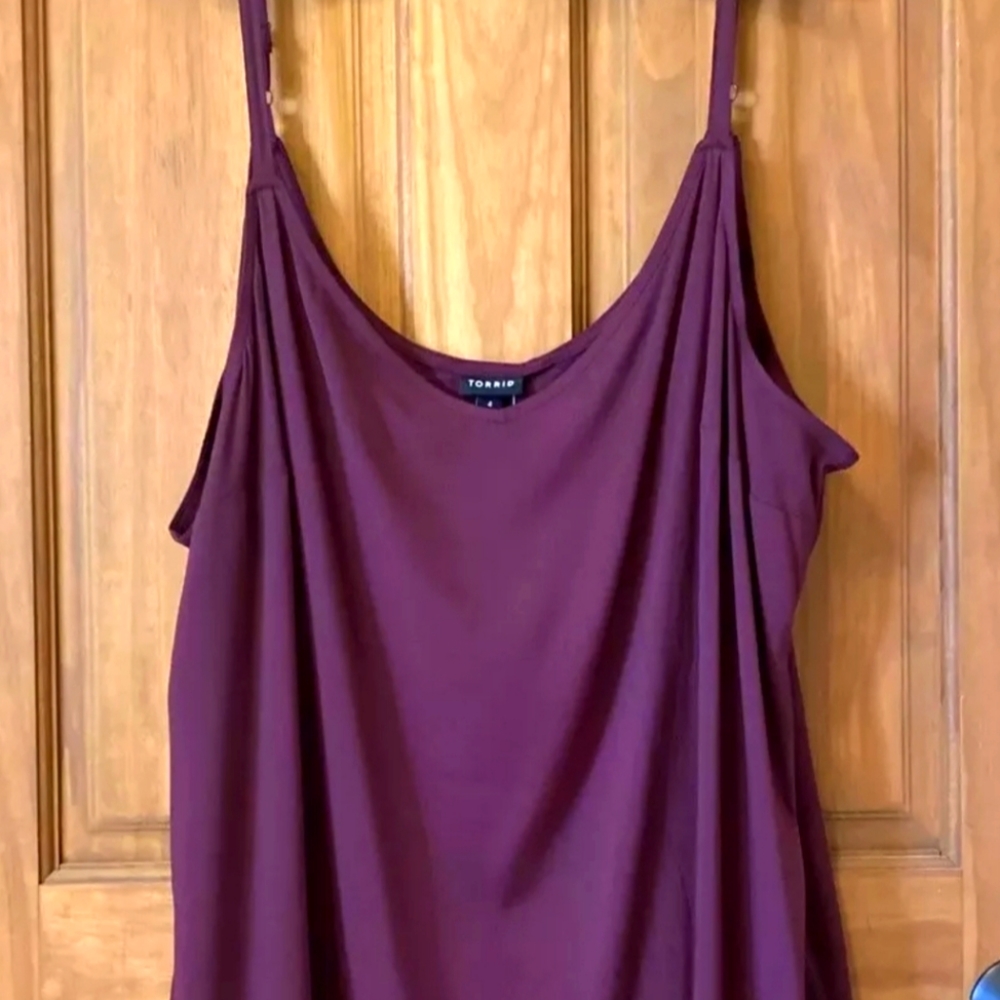 Torrid ava challis cami in plum reasonable offers considered